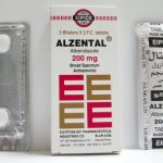 الزنتال أقراص شراب قاتل الديدان واسع المجال Alzental Tablets